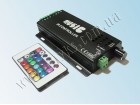 RGB Music-контроллер IR 120Вт 12В black (24 кнопки)